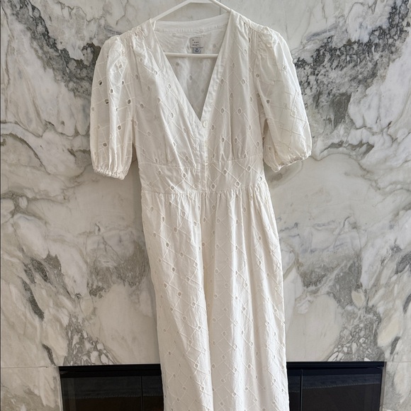 a new day Dresses & Skirts - a new day White Long Sleeve Dress